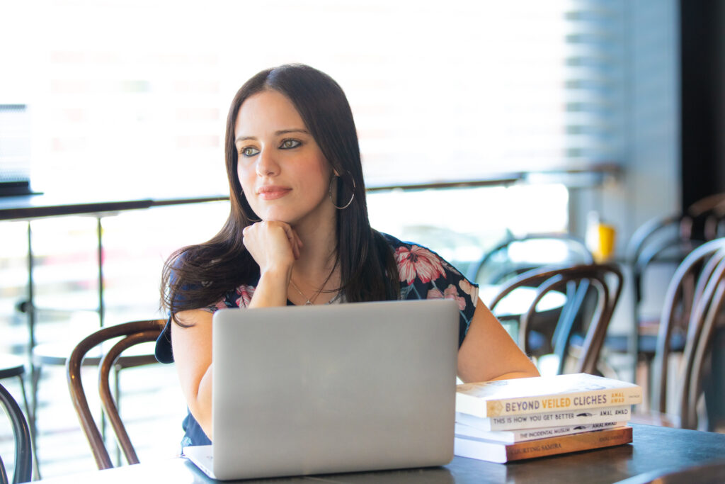 Amal Awad, photographed by Tim Levy.